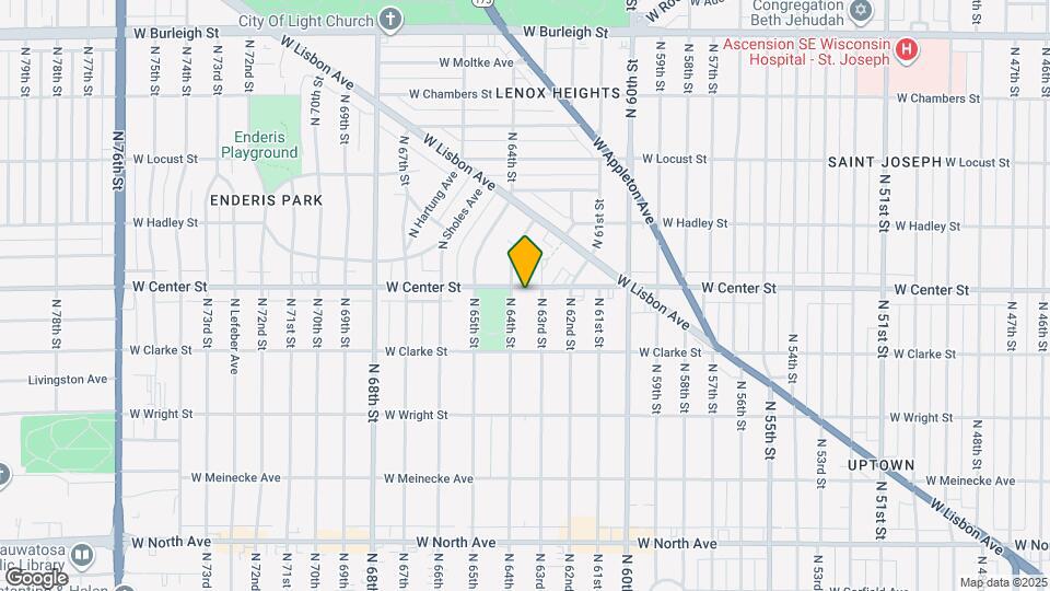 6319 W Center St Mapa y Detalles de la Ubicación