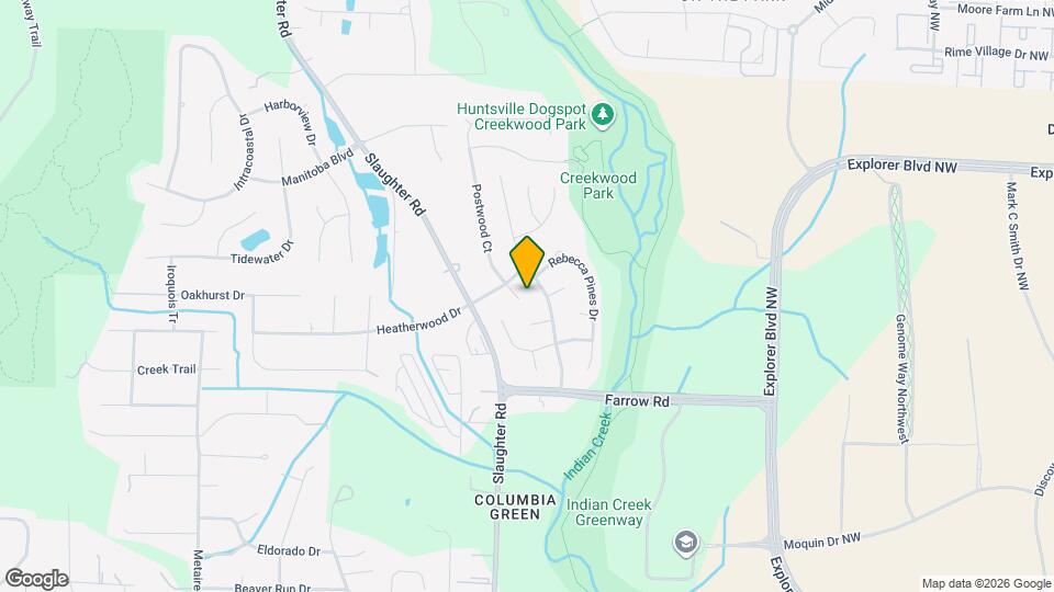 104 Postwood Ct Map and Location Details