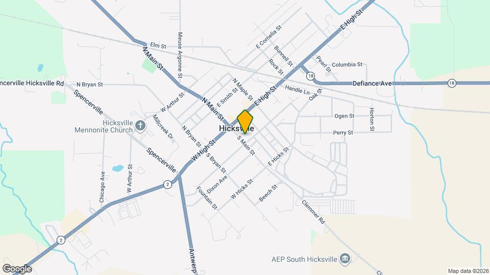 121 S Main St Map and Location Details