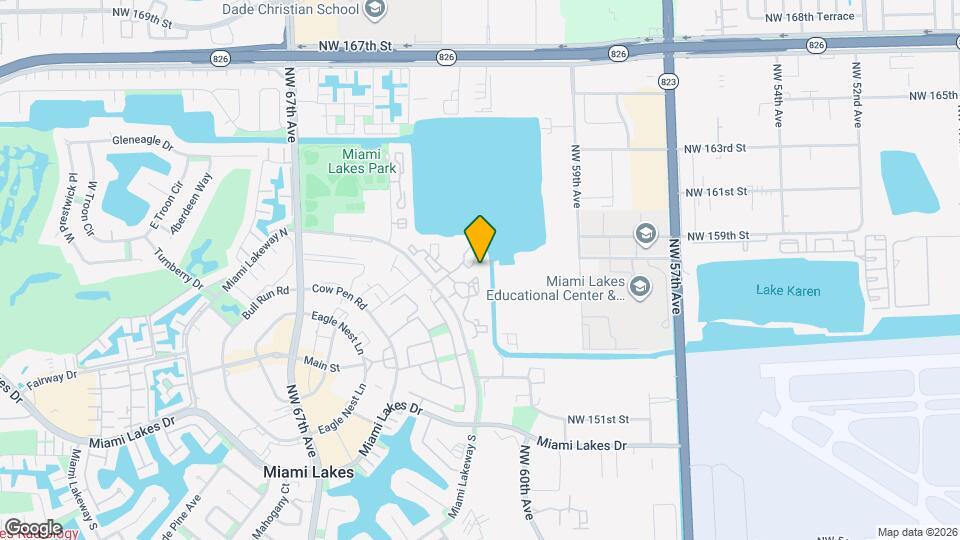 15505 N Miami Lakeway Mapa y Detalles de la Ubicación