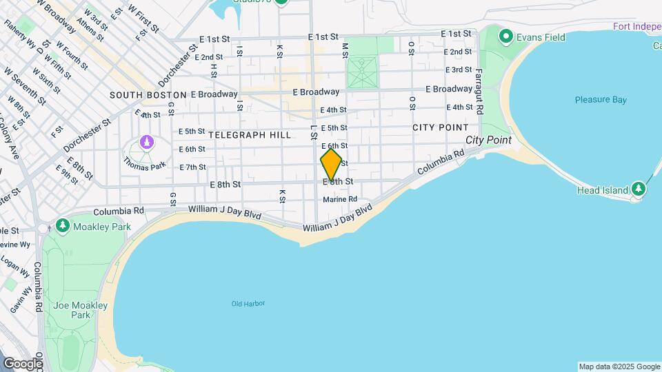 673 E 8th St, Unit 1 Map and Location Details
