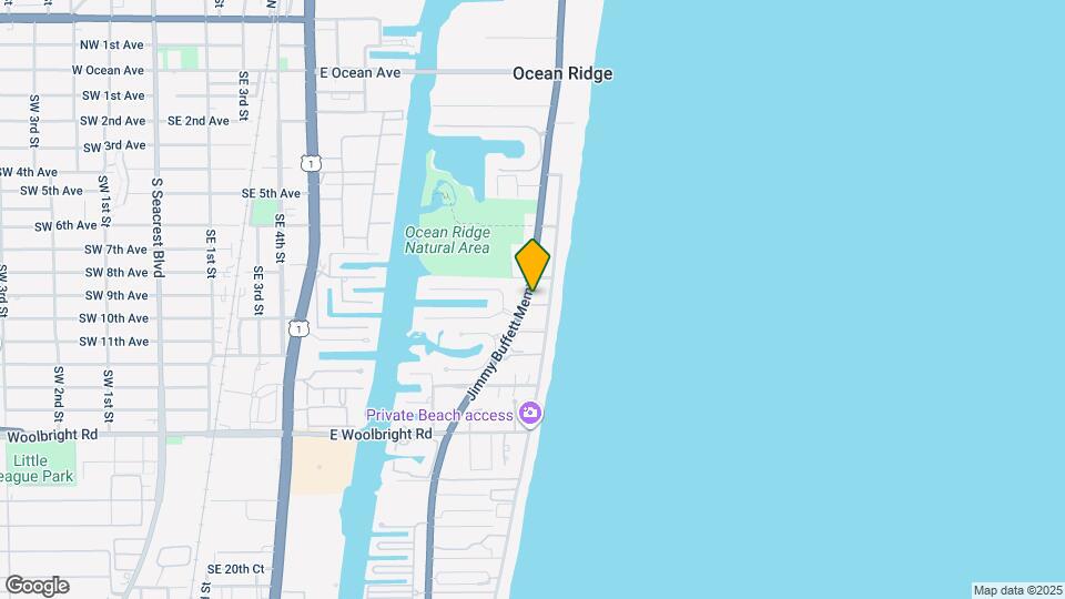 5903 N Ocean Blvd Map and Location Details