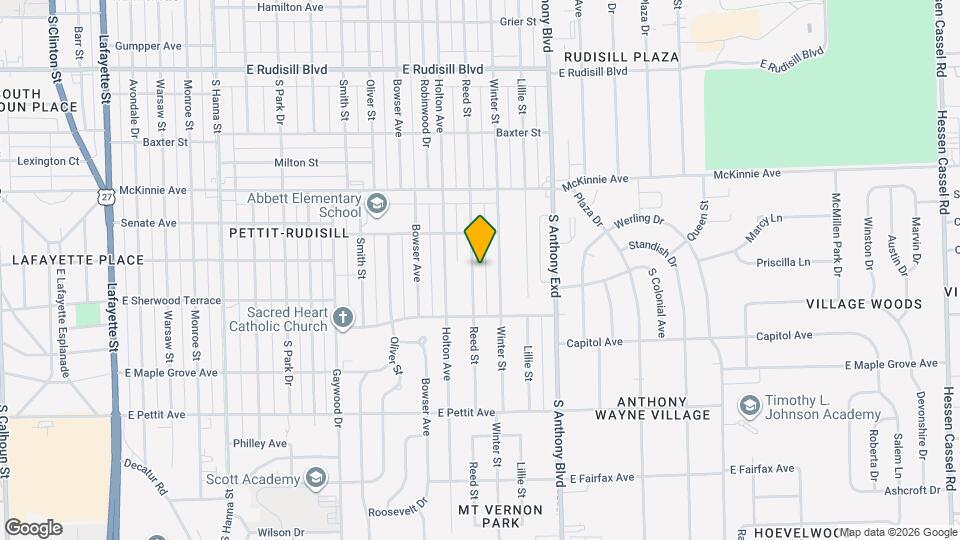 4435 Reed St Map and Location Details
