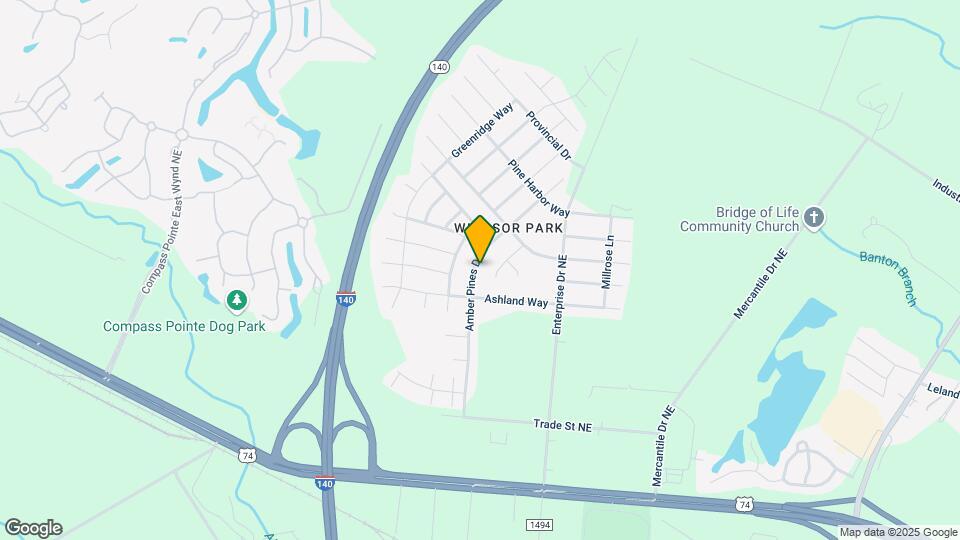 1172 Amber Pines Dr Map and Location Details