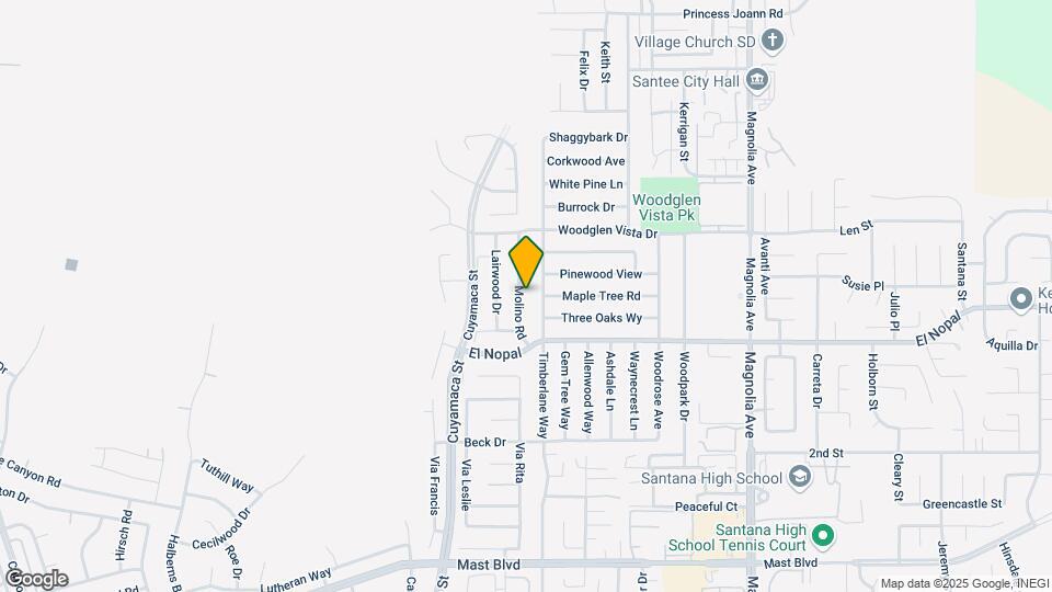 10255 Molino Rd Map and Location Details