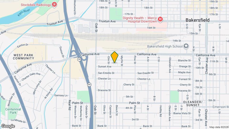 2904 Sunset Ave Map and Location Details