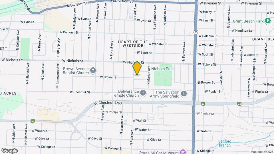 2145 W Brower St Map and Location Details