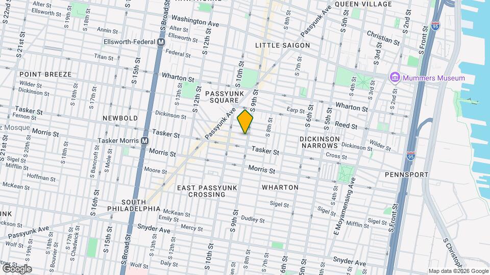 1522 S 9th St Map and Location Details