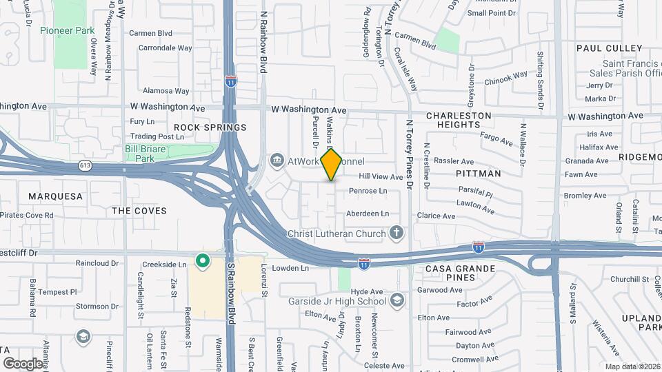 6601 Silverstream Ave Map and Location Details