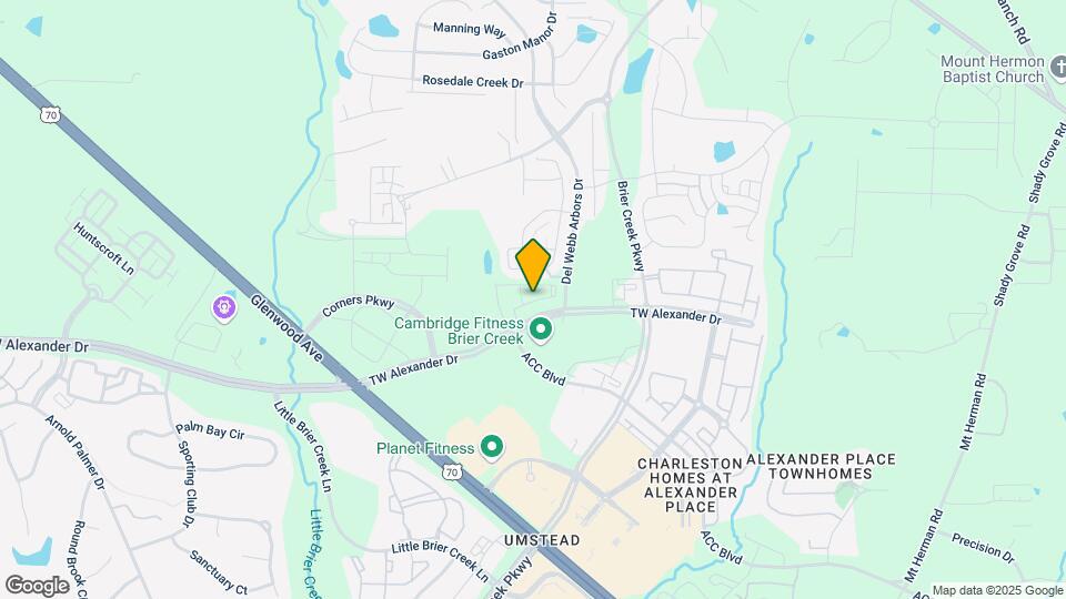 ACCENT BRIER CREEK Map and Location Details
