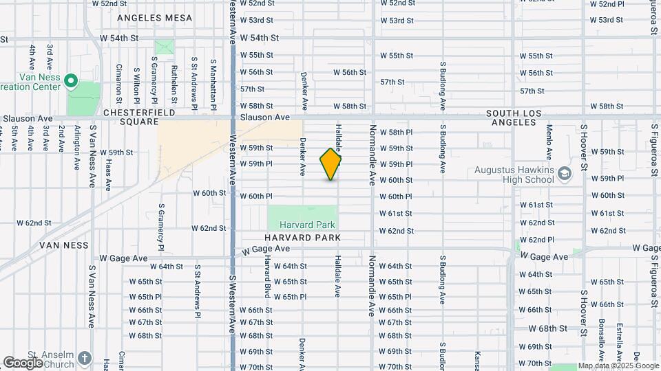 1512 W 60th St Map and Location Details