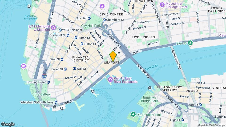 146-148 Beekman St Mapa y Detalles de la Ubicación