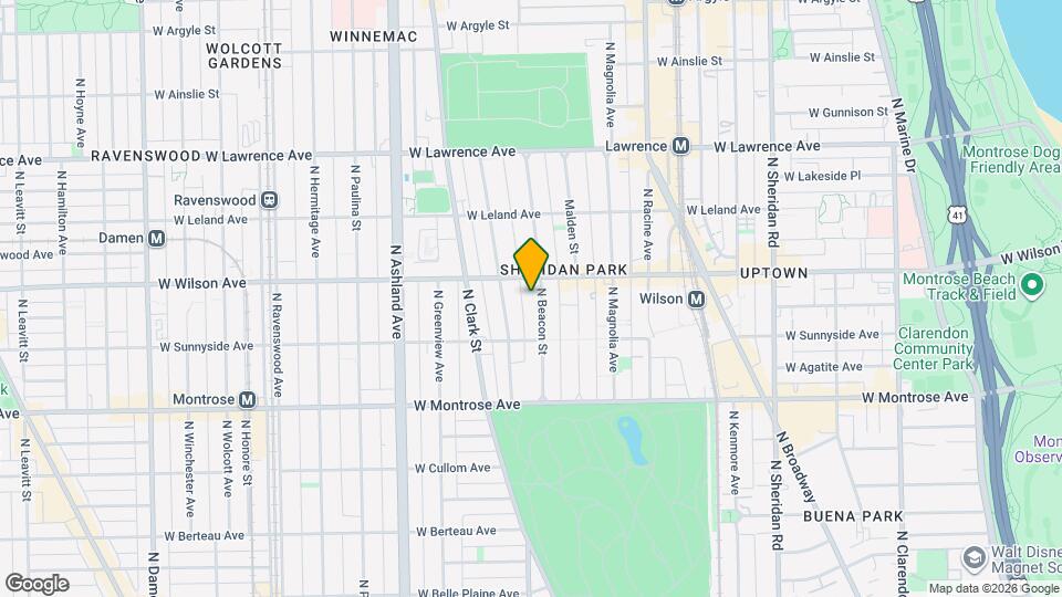 4534 N Beacon St Map and Location Details