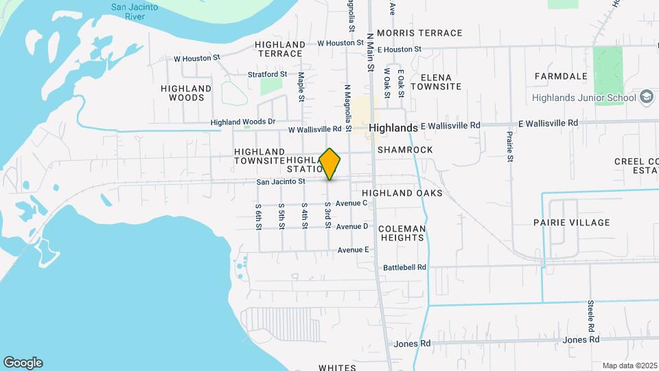 215 San Jacinto St Map and Location Details
