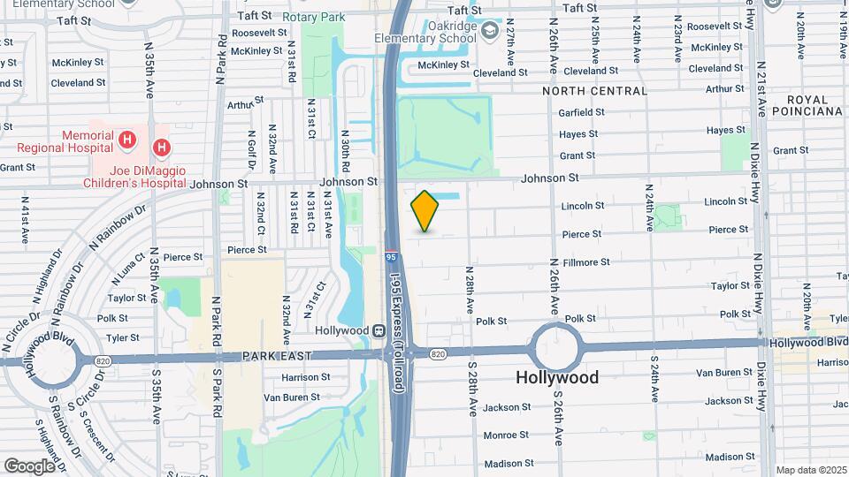 Hollywood Park Apartments East Map and Location Details
