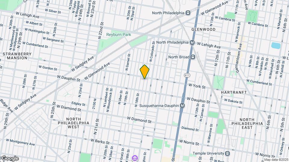2351 N Bouvier St Mapa y Detalles de la Ubicación