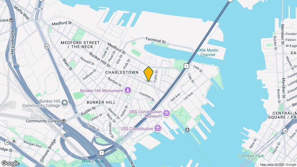 81 Bunker Hill St, Unit 3 Map and Location Details