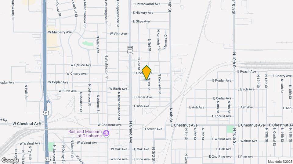 227 E Poplar Ave Map and Location Details