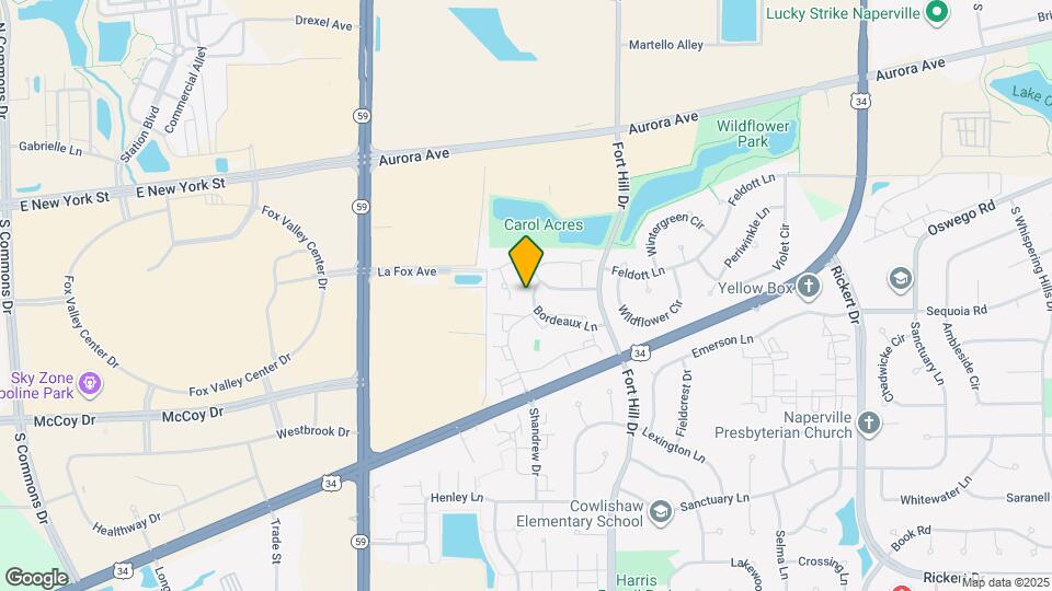 2528 Bordeaux Ln Map and Location Details