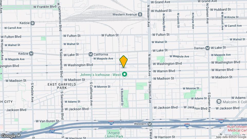 2554 W Warren Blvd Mapa y Detalles de la Ubicación