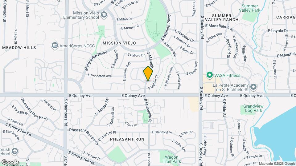 4239 S Mobile Cir Mapa y Detalles de la Ubicación