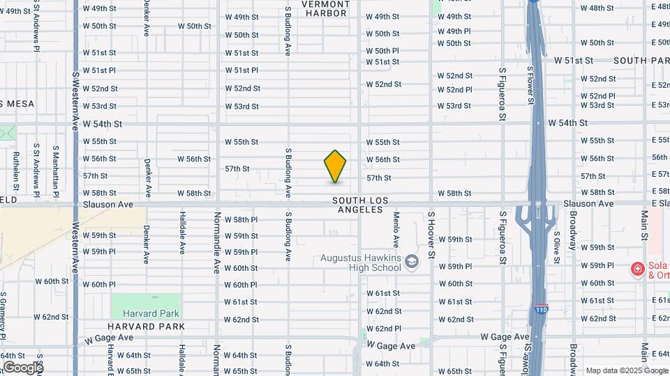 1039 W 58 St Map and Location Details