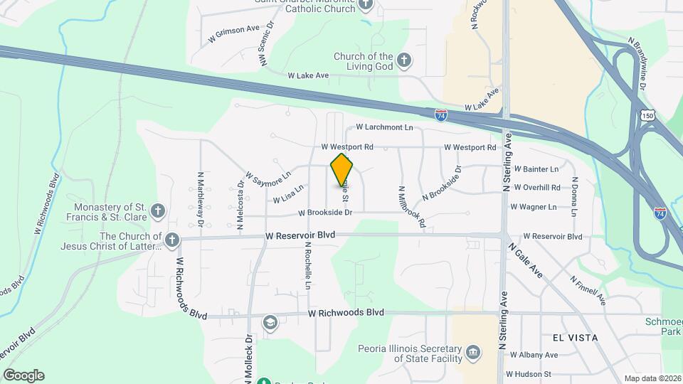 3821 N Laramie St Mapa y Detalles de la Ubicación