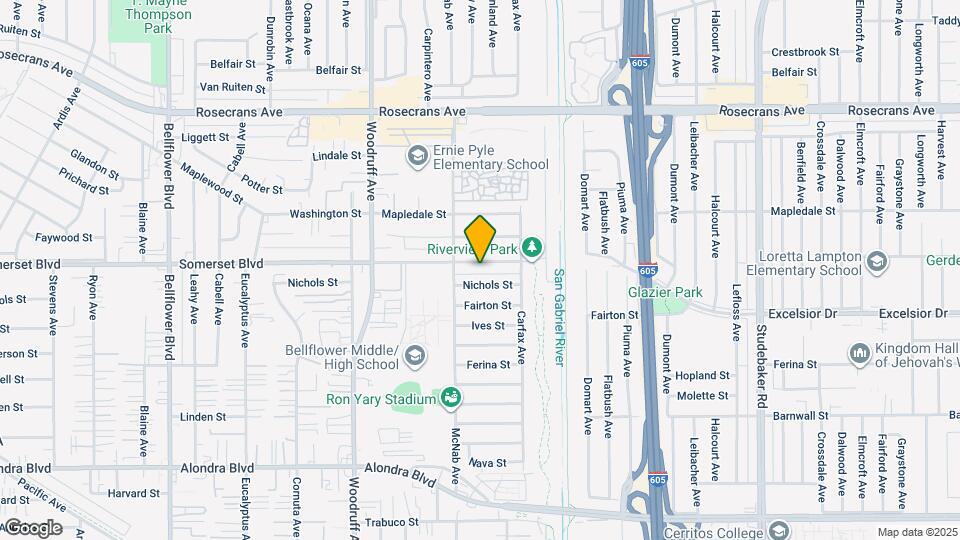 10428 Somerset Blvd Mapa y Detalles de la Ubicación