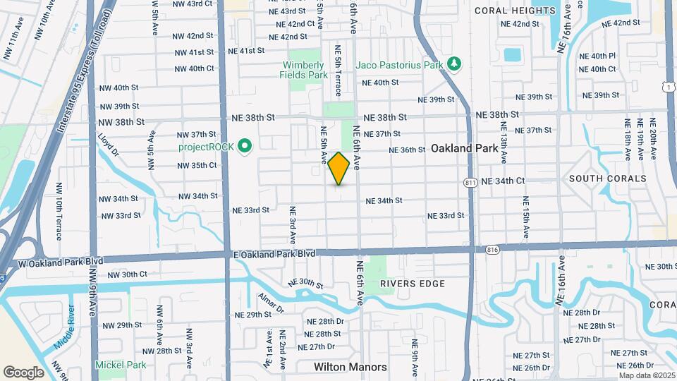 530 NE 34th Ct Map and Location Details