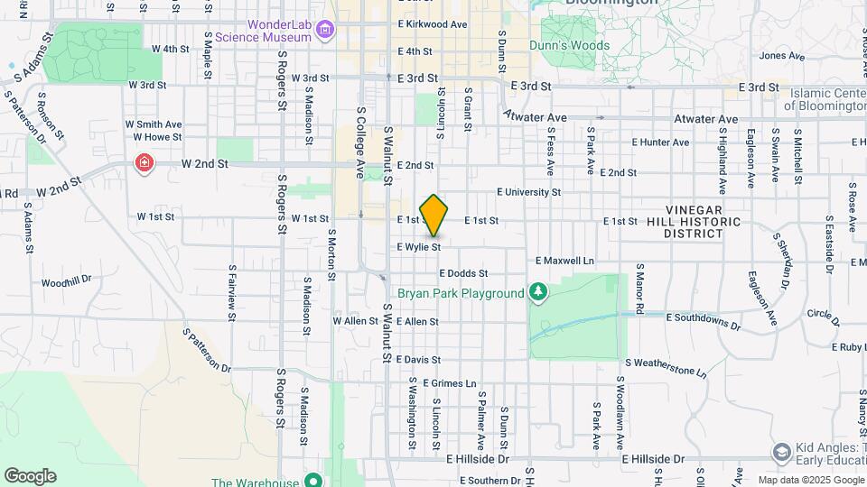 620 S Lincoln St Map and Location Details