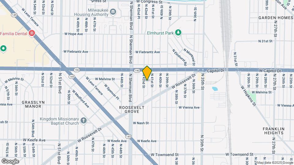 3922 N 42nd St Map and Location Details