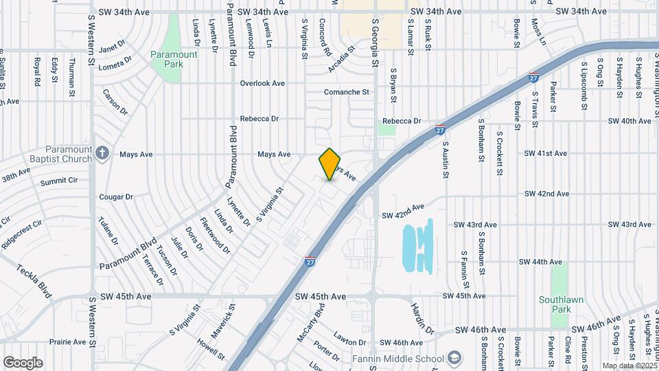 4320 Canyon Dr Map and Location Details