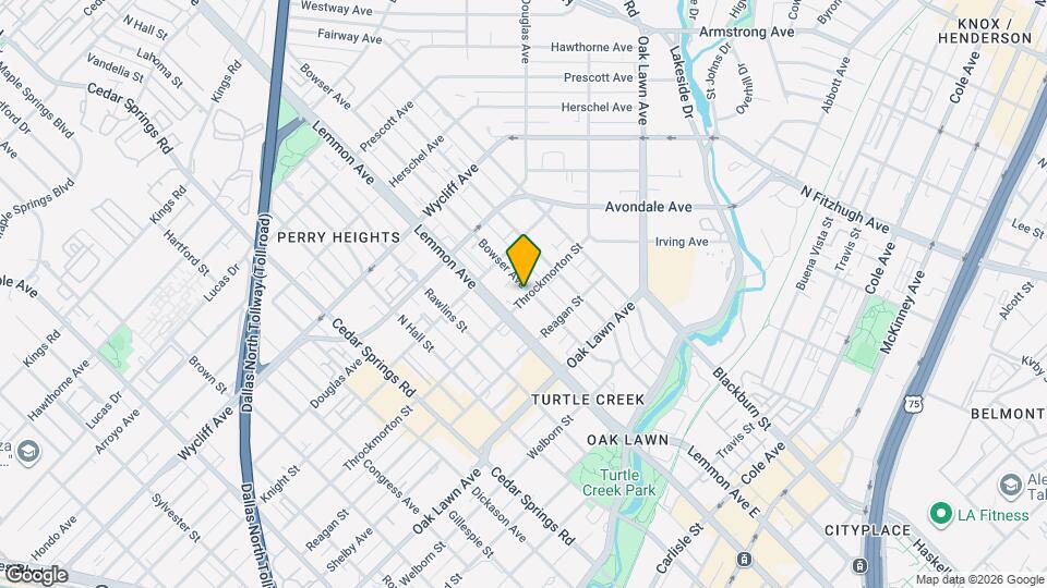 4001 Bowser Ave Map and Location Details