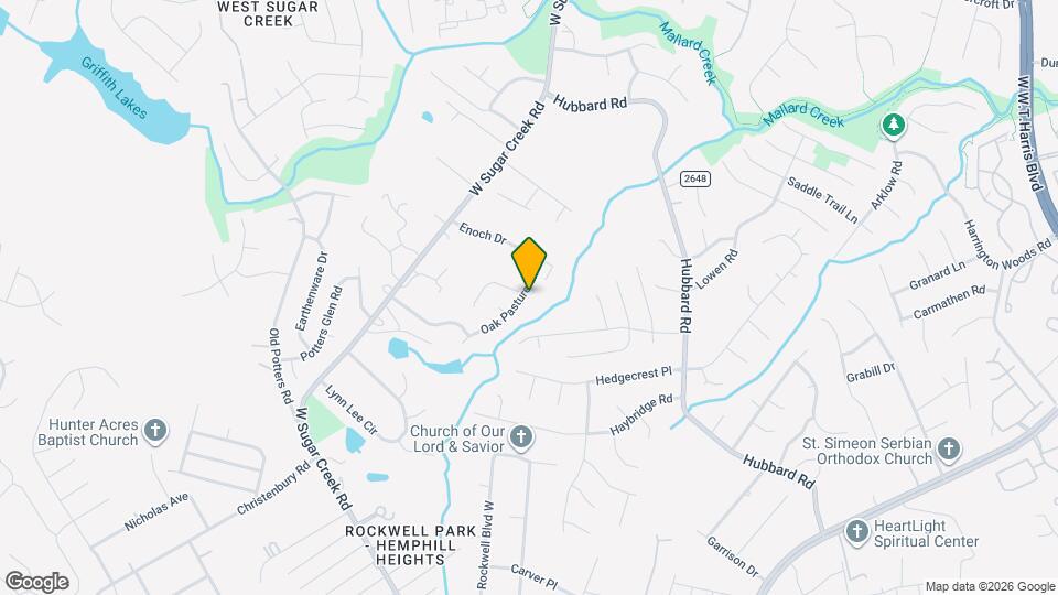 5026 Oak Pasture Ln Map and Location Details