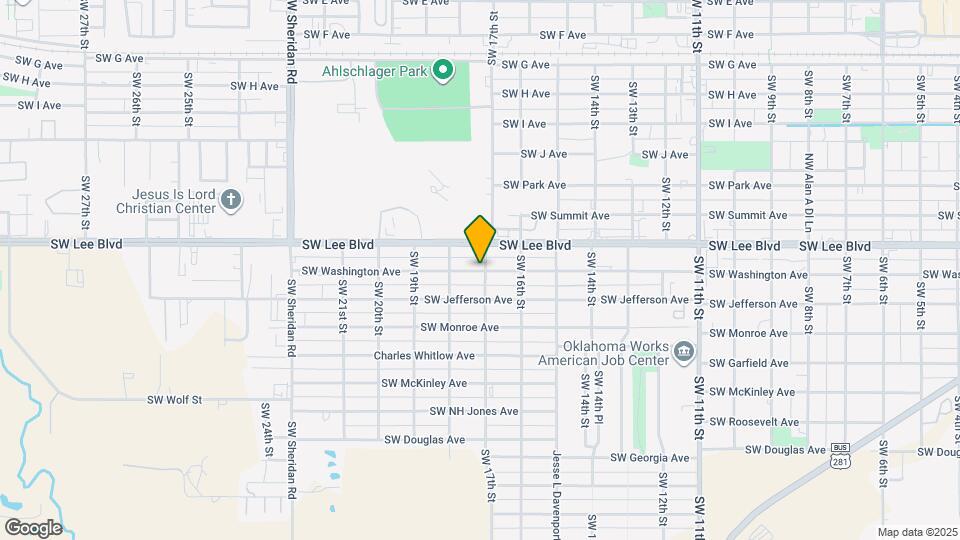 1705 SW Washington Ave Map and Location Details