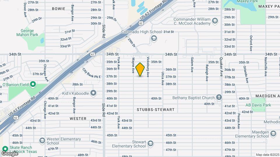 4913 37th St Map and Location Details