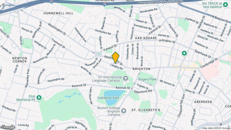 70 Langley Rd Map and Location Details