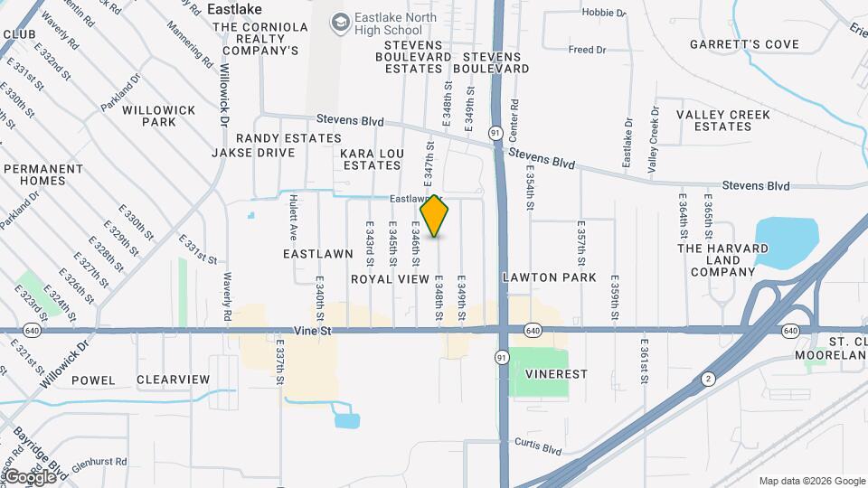 1270 E 348th St Map and Location Details