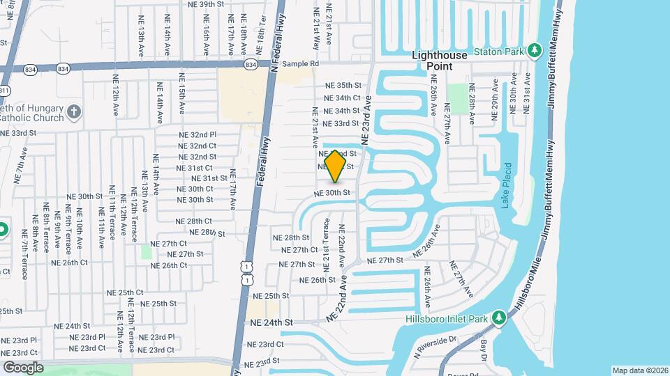 2205 NE 30th St Map and Location Details