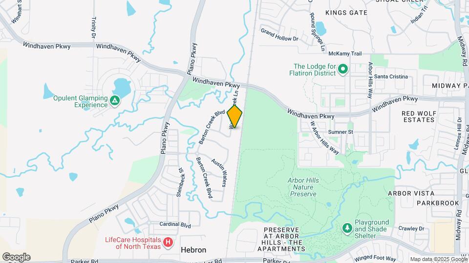 2617 Walnut Creek Ln Map and Location Details