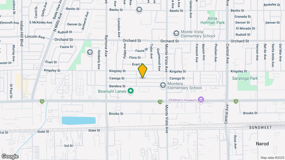 4731 Canoga St Map and Location Details