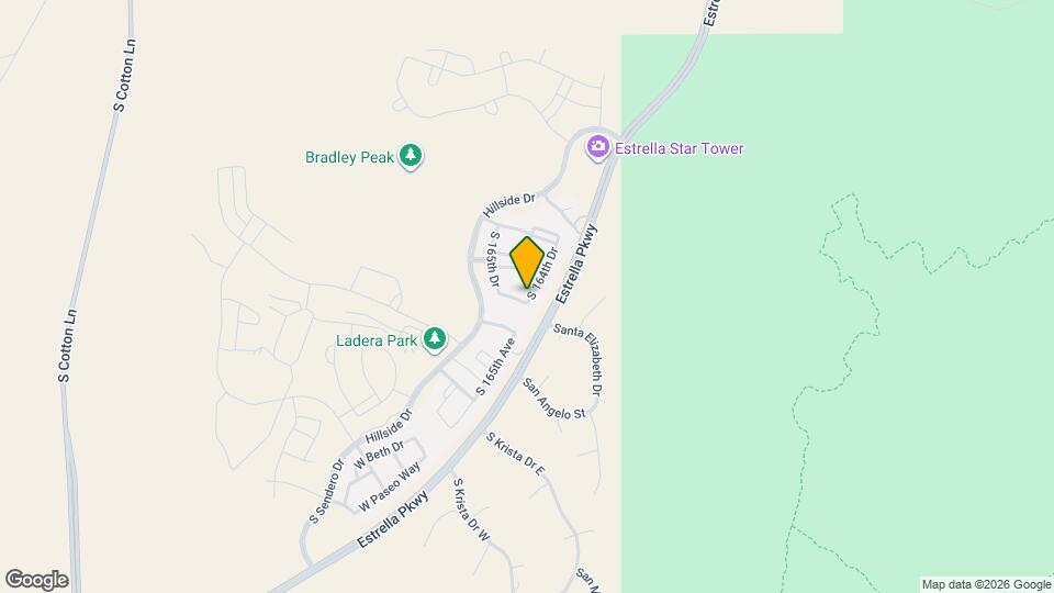 16492 W Caldwell St Map and Location Details