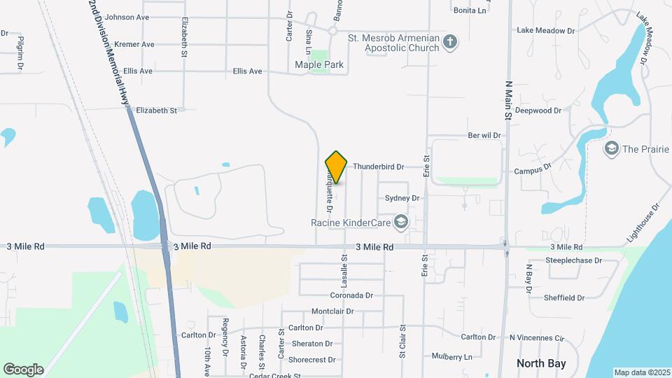 4139 Marquette Dr Map and Location Details