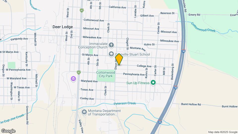 706 College Ave Map and Location Details