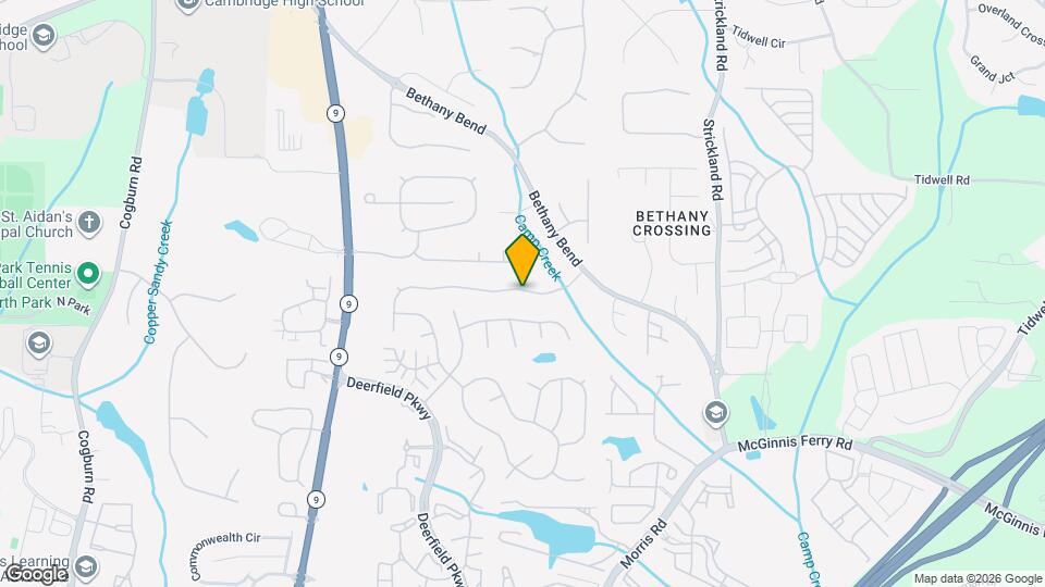 3331 Serenade Ct Mapa y Detalles de la Ubicación