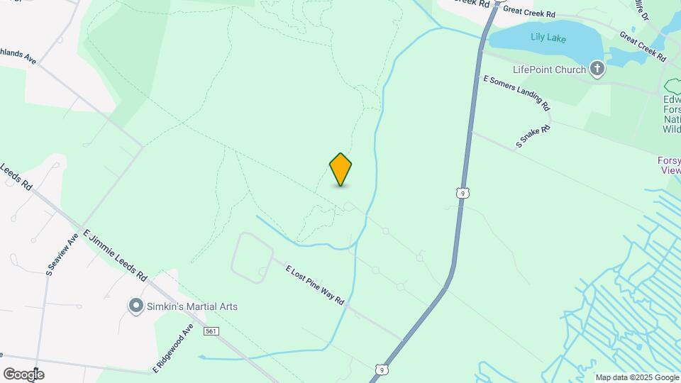 609 Park Pl Map and Location Details