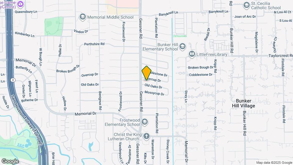 12222 Old Oaks Dr Map and Location Details