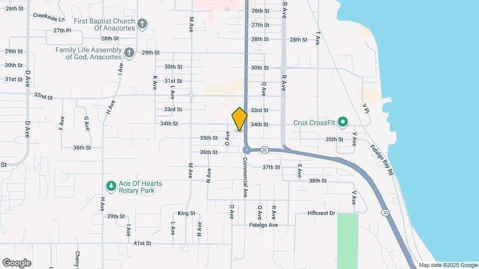 3420 Commercial Ave Map and Location Details