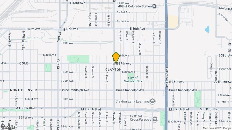 3690 Steele St Map and Location Details