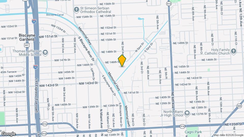 14500 NE 2nd Ave, Unit 2 Mapa y Detalles de la Ubicación